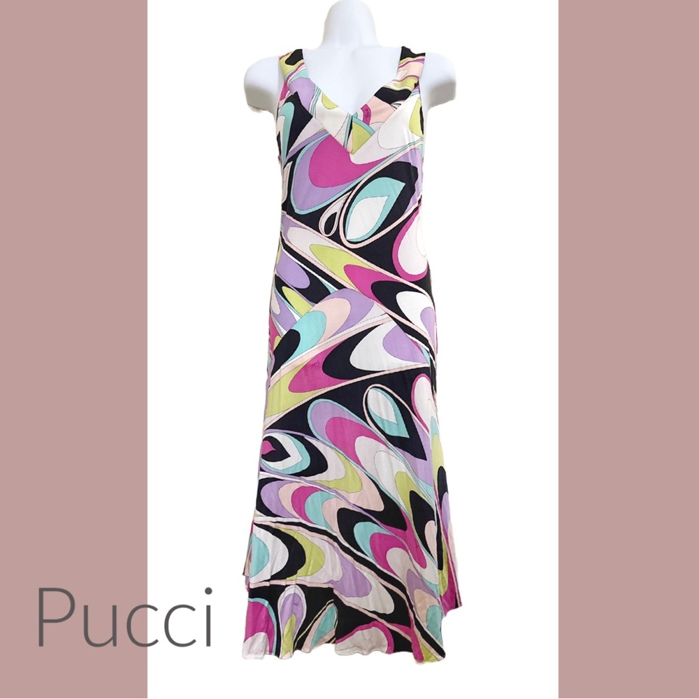 Emilio Pucci Signed Sleeveless Dress